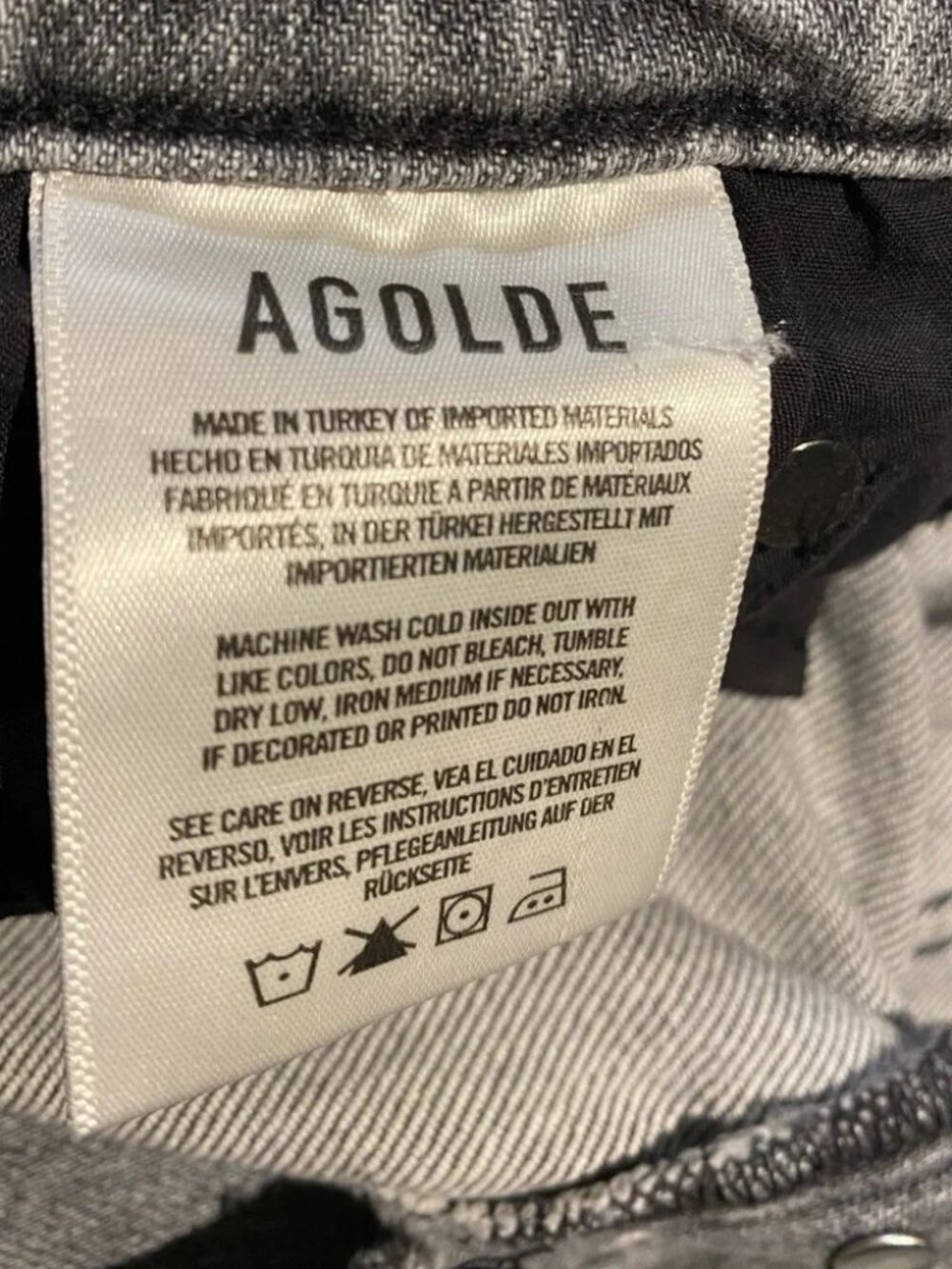 AGOLDE NICO High Rise Slim | SIZE 28 - Picture 7 of 7